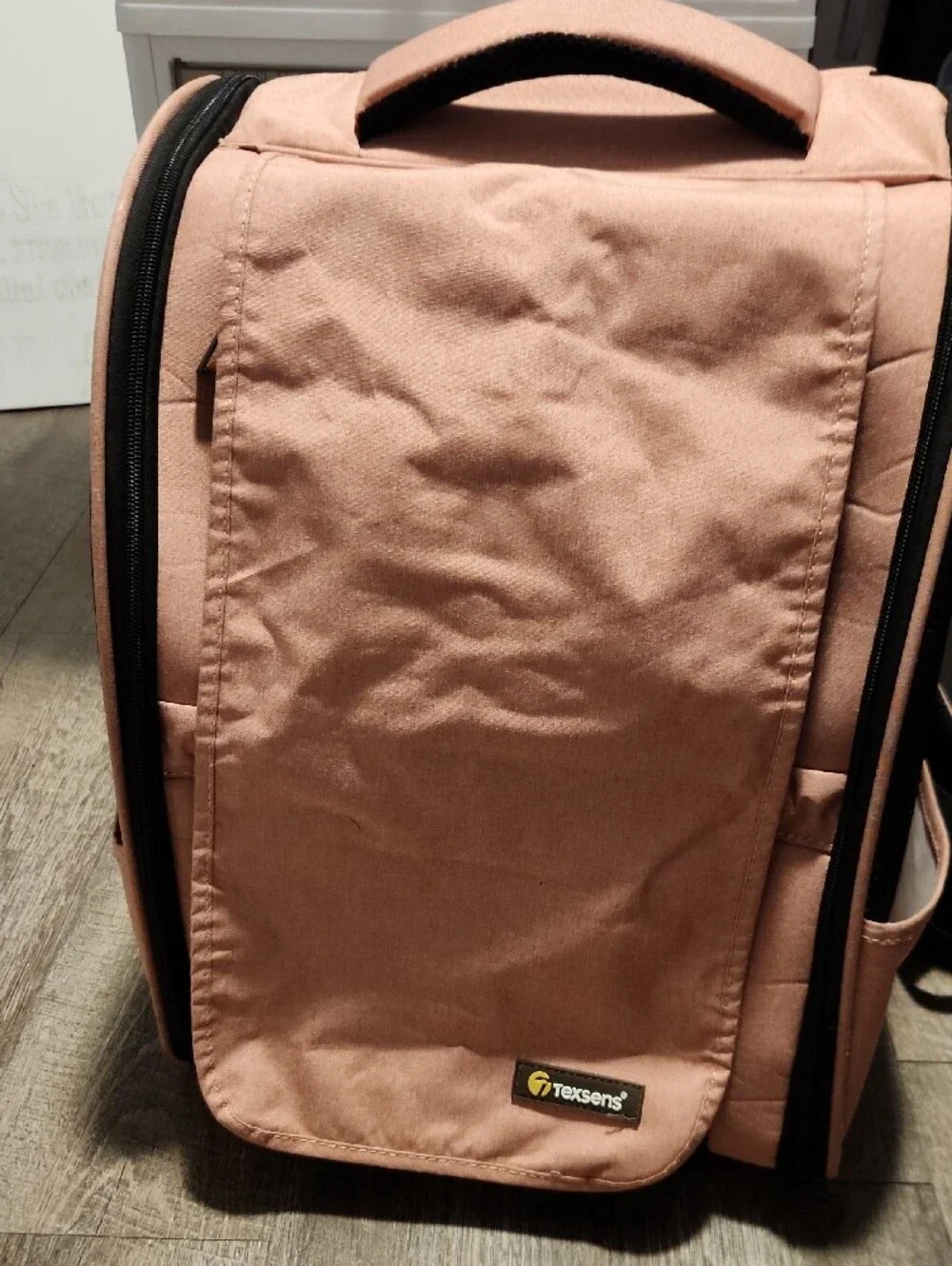 Pink Dog Carrier Backpack - Soft Travel Carrier with Mesh Ventilation